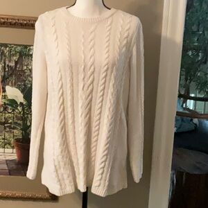 J Jill fisherman style sweater